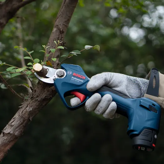 Bosch GGP 12V-25 beskærersaks 2x3,0Ah batterier og lader