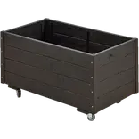 Plus plantekasse 48x47x88 cm grundmalet sort