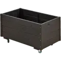 Plus plantekasse 48x47x88 cm grundmalet sort