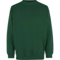 ID klassisk herre sweatshirt flaskegrøn
