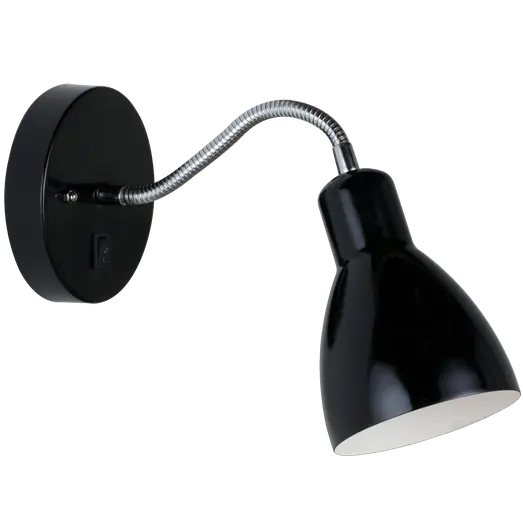 Nordlux Cyclone væglampe E14 sort