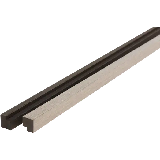 Fibrotech afslutningsliste t/Premium og Proff 22x25x3000 mm grey oak