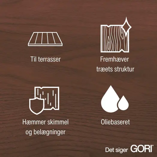 GORI 303 transparent træolie træterrasser teak