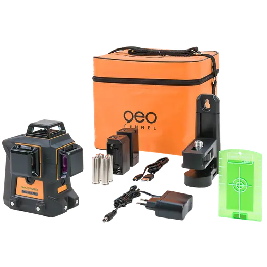 GeoFennel GEO6X SP grøn multilinje-laser kit