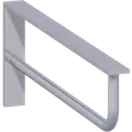Scanbad konsol 420x150x30 cm krom