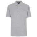 ID klassisk herre poloshirt grå melange