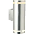 Nordlux Can Maxi dobbelt udendørs væglampe aluminium