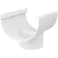 Plastmo tudstykke 75 mm hvid