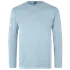 ID Interlock langærmet t-shirt lysblå