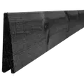 Klinkbeklædning gran 32 x 150 mm høvlet, grundmalet sort 177 cm