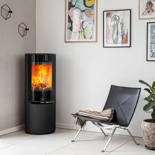 Aduro 22.1 Lux brændeovn m/hævet brændkammer og Aduro-tronic