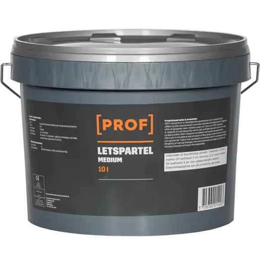 Prof spartelmasse medium 10 L