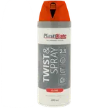 Plasti-Kote twist spraymaling 400 ml blank postrød
