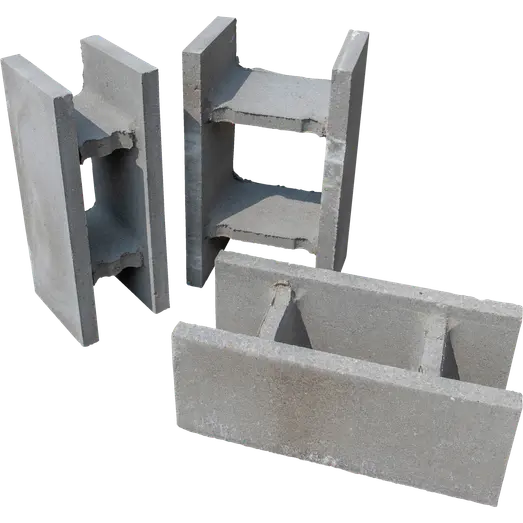 IBF Fundablok, 15x20x50 cm, grå