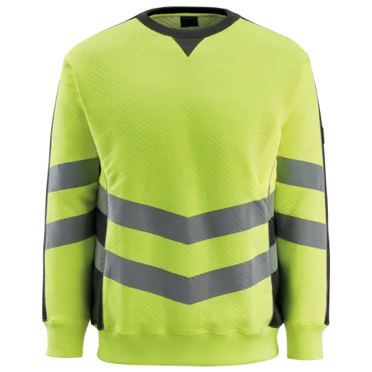 Mascot Wigton Safe Supreme sweatshirt hi-vis gul/sort