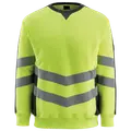 Mascot Wigton Safe Supreme sweatshirt hi-vis gul/sort