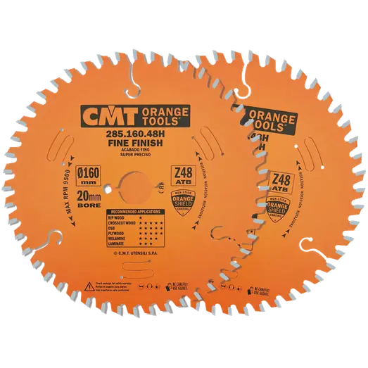 CMT rundsavsklingesæt 160 x 20 mm Z48-48W