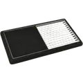 Plus Cubic rist m/sort måtte/gummiramme - 88x48x4 cm