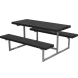 PLUS Basic Junior bord/bænkesæt 118 cm sort