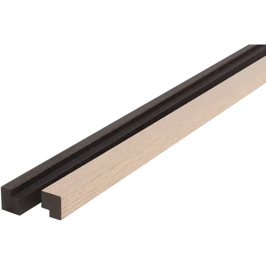 Fibrotech afslutningsliste t/Premium og Proff 22x25x3000 mm light oak