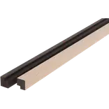 Fibrotech afslutningsliste t/Premium og Proff 22x25x3000 mm light oak