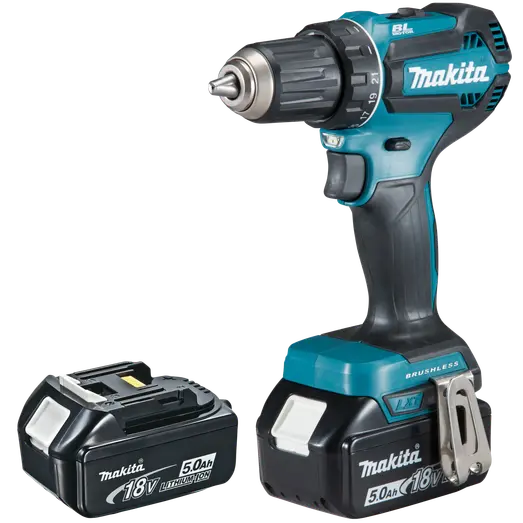 Makita DDF485RTJ-DAV 18V LXT Bore/Skruemaskine 2 x 5,0Ah