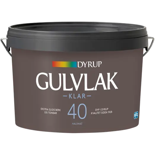 Dyrup gulvlak klar 40