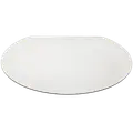 Morsø glasgulvplade cirkel med lige bagkant 60/100 x 90 cm