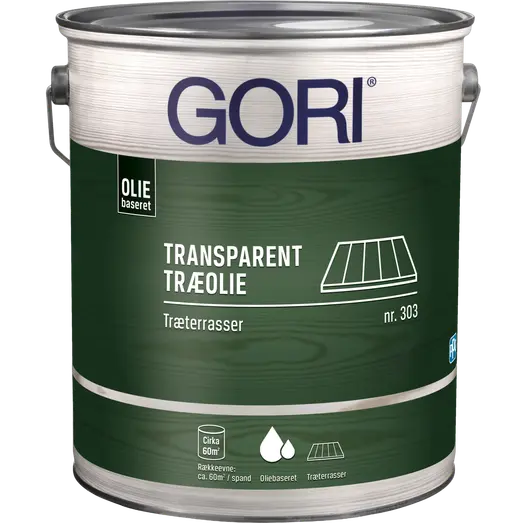 GORI 303 transparent træolie træterrasser teak