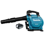 Makita DUB363PT2V 18V LXT løvsuger og blæser 2x5.0 Ah batterier og lader