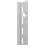 PN vægskinne t/hyldeknægt 1600 mm hvid