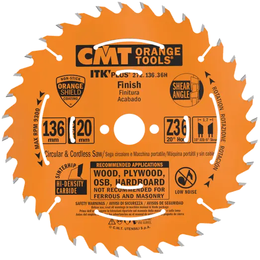 CMT savklinge ITK-Plus 136x1,5x20 Z36W