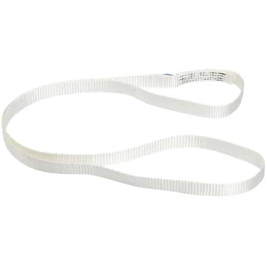 Prof endeløs løftestrop 500 kg hvid