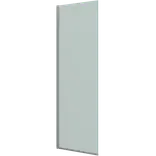 Scanbad brusevæg D 79x197,8cm børstet satin/isglas