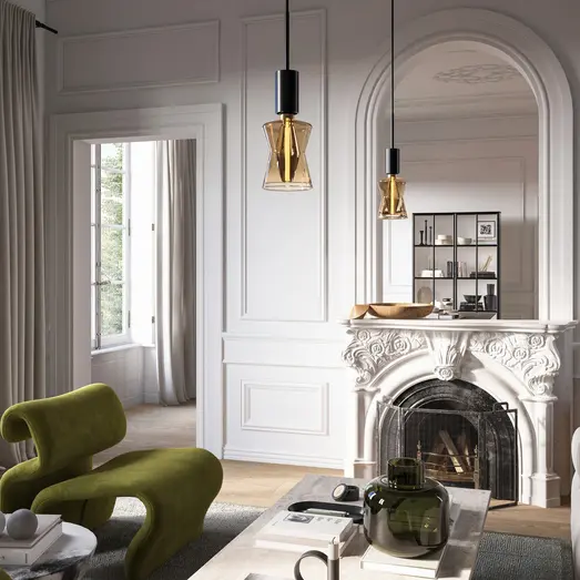 Nordlux Deco E27 Cone 15 dim dekorativ pære 2700K ravfarvet