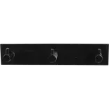 Home>it knagerække m/3 knager 200x40 mm sort