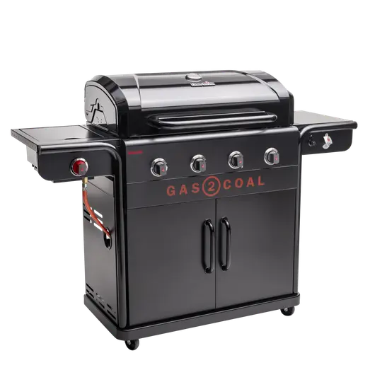 Char-Broil Gas2Coal Special Edition 4 - hybridgrill (gasgrill/kulgrill) med 4 brændere
