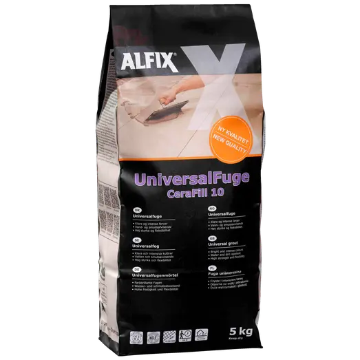 Alfix CeraFill 10 Colour flisefuge 5 kg grå