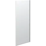 Scanbad brusevæg 79x197,5 cm klar glas