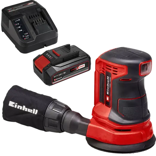 Einhell TE-RS 18 Li-S 18V excentersliber Ø125mm m/2,5Ah startkit