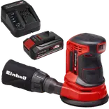 Einhell TE-RS 18 Li-S 18V excentersliber Ø125mm - inkl. 2,5Ah batteri og lader