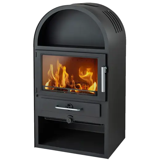 Varde Thurø 13 brændeovn sort