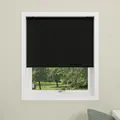 Debel plisségardin Touch, sort