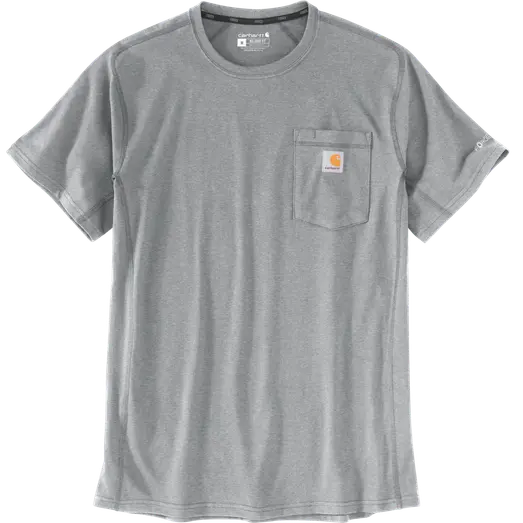 Carhartt 106652 Force™ pocket T-shirt lys grå