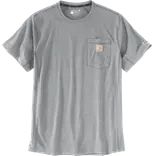 Carhartt 106652 Force™ pocket T-shirt lys grå