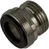 Overgang Ø24 mm x1/2"krom
