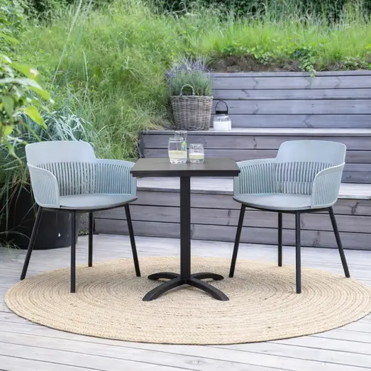 Anholt/Søby cafesæt m/bord og to stole grøn