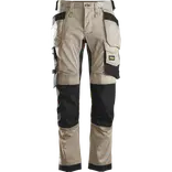 Snickers Allroundwork arbejdsbukser med hylsterlommer stretch khaki/sort