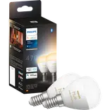 Philips Hue krone pære E14 4,3W hvid ambiente 2 pak