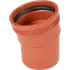 Wavin kloakrør PP rød bøjning 15° x 110 mm